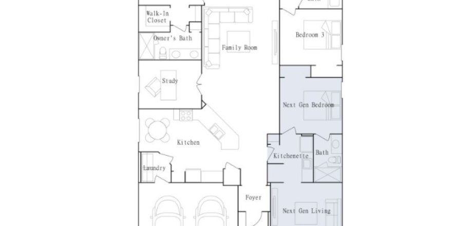 Casa en Vineland Reserve en Osteen, Florida 4 dormitorios, 196 m2 № 606260