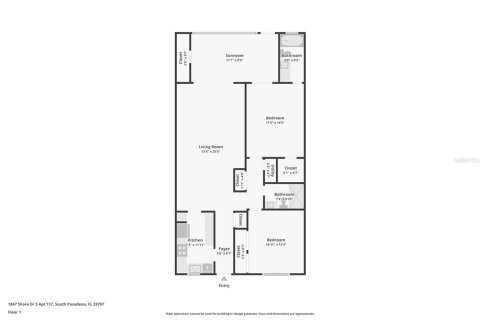 Condo in South Pasadena, Florida, 2 bedrooms № 2201382 - photo 30