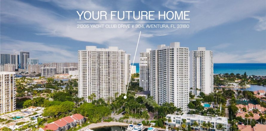 Кондоминиум с 2 спальнями в Авентура, Флорида № 1990865