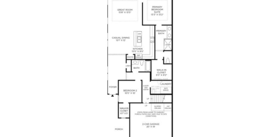 Townhouse in West End at Town Center in Ponte Vedra Beach, Florida 3 bedrooms, 206 sq.m. № 453615