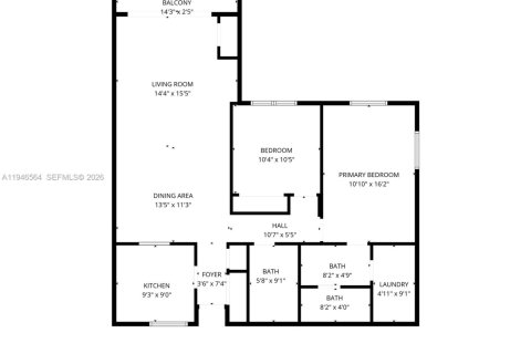 Condominio en venta en Miami, Florida, 2 dormitorios, 91.32 m2 № 2089257 - foto 4