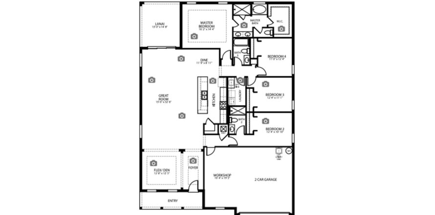 Casa en SPRING HILL en Spring Hill, Florida 4 dormitorios, 230 m2 № 208182
