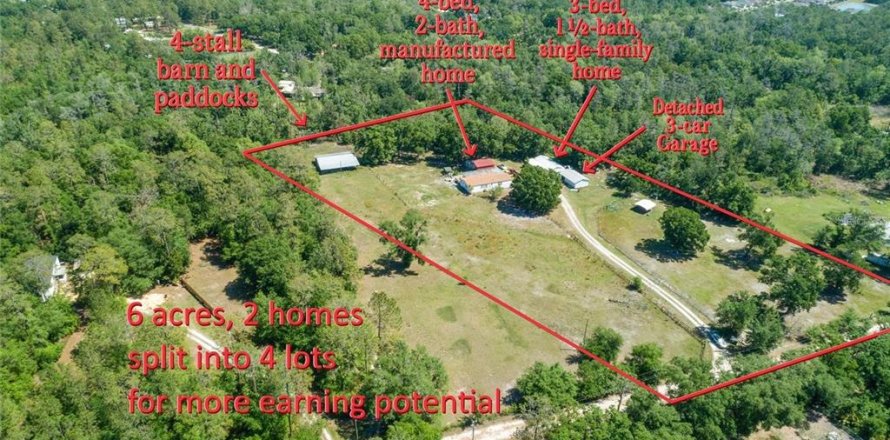 Villa ou maison à Wesley Chapel, Floride 7 chambres, 283.35 m2 № 2150947