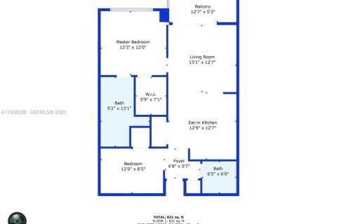 Condo in Hallandale Beach, Florida, 1 bedroom № 1995978 - photo 30