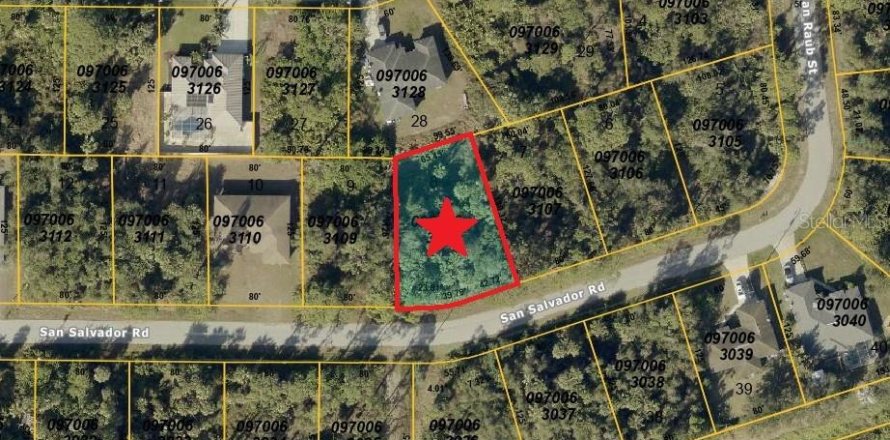Terreno en North Port, Florida № 2159424