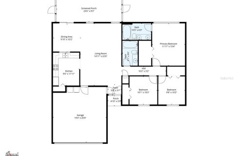 Villa ou maison à louer à Orlando, Floride: 3 chambres, 118.91 m2 № 2124705 - photo 4