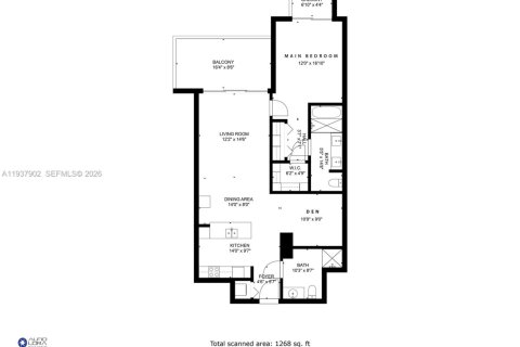 Купить кондоминиум в Майами, Флорида 1 спальня, 95.78м2, № 2091088 - фото 26