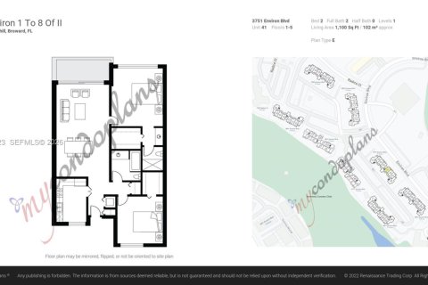 Copropriété à vendre à Lauderhill, Floride: 2 chambres, 102.19 m2 № 2049244 - photo 25