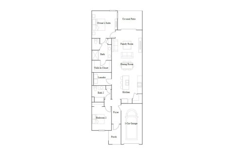 House floor plan «129SQM», 2 bedrooms in SOUTHSHORE BAY