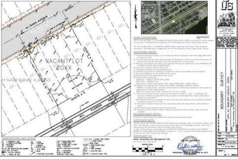 Terrain à vendre à Opa-locka, Floride № 1857487 - photo 1