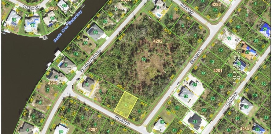Terrain à Port Charlotte, Floride № 2160372