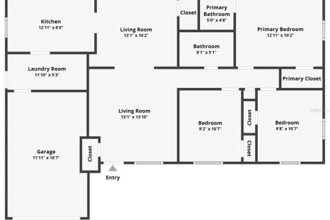House in Apopka, Florida 3 bedrooms, 93.83 sq.m. № 1744893 - photo 16