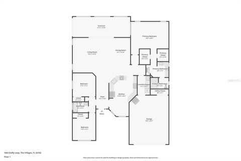 House in The Villages, Florida 3 bedrooms, 181.81 sq.m. № 2394038 - photo 5