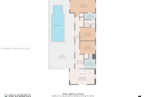 House in Hollywood, Florida 5 bedrooms, 232.63 sq.m. № 1887816 - photo 2