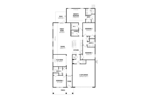 House floor plan «209SQM», 4 bedrooms in WELLS CREEK