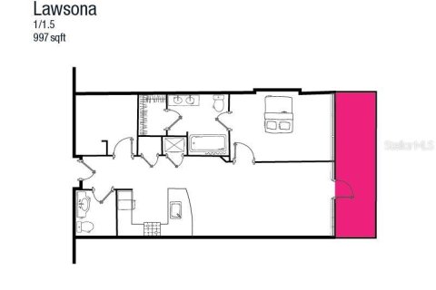 Condominio en venta en Orlando, Florida, 1 dormitorio, 91.04 m2 № 1735256 - foto 17