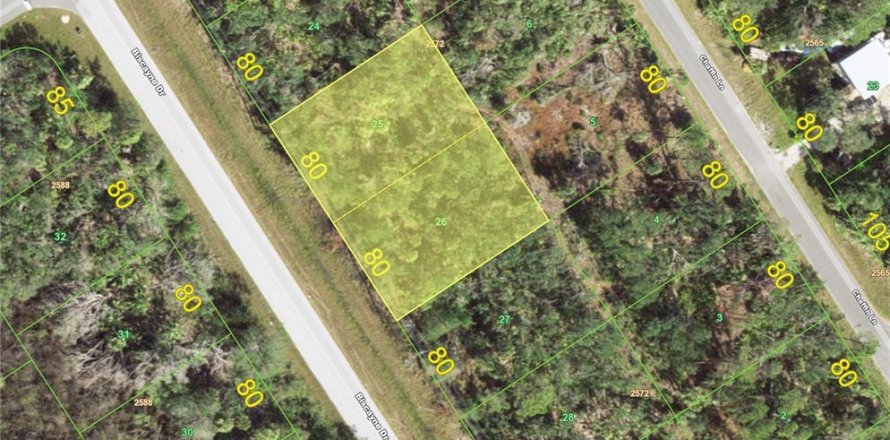 Terreno en Port Charlotte, Florida № 2239871