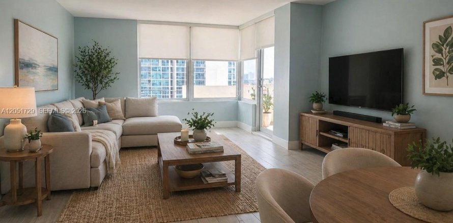Condo in Miami Beach, Florida, 1 bedroom № 2264845