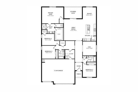 Casa en venta en Bartow, Florida, 4 dormitorios, 230.96 m2 № 1843239 - foto 1