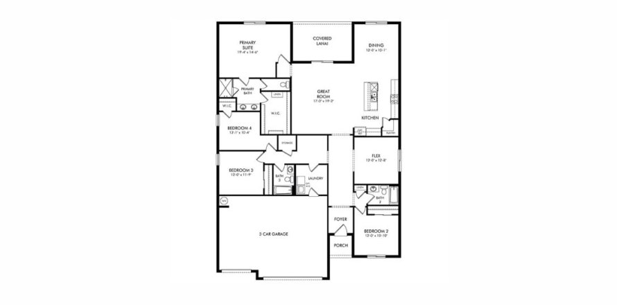 Casa en Bartow, Florida 4 dormitorios, 230.96 m2 № 1843239