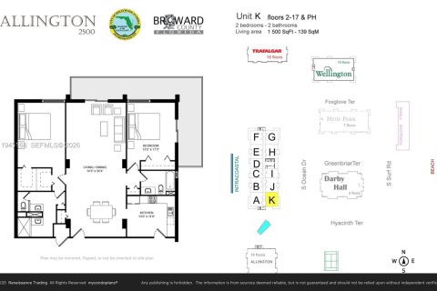 Condo in Hollywood, Florida, 2 bedrooms  № 2002645 - photo 17