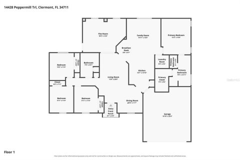 Villa ou maison à louer à Clermont, Floride: 4 chambres, 188.96 m2 № 2433282 - photo 16