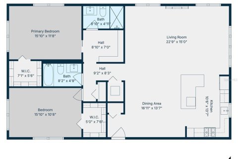 Condominio en venta en Saint Petersburg, Florida, 2 dormitorios, 126.81 m2 № 2234587 - foto 30
