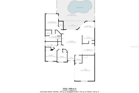 Casa en alquiler en Clermont, Florida, 3 dormitorios, 170.75 m2 № 1909046 - foto 8