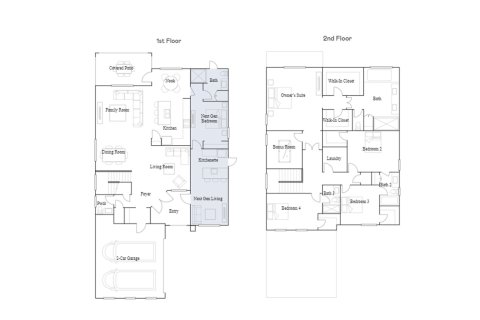 Townhouse floor plan «337SQM Santa Margarita», 4 bedrooms in MARBELLA