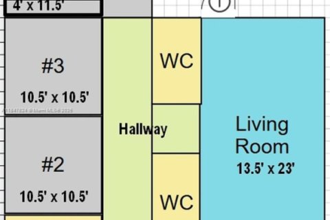 House in Hollywood, Florida 4 bedrooms, 161.65 sq.m. № 1936219 - photo 2