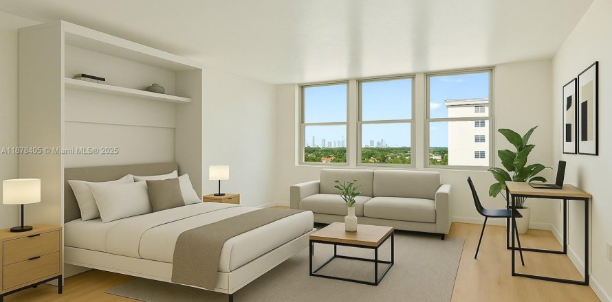 Studio à Condo à Miami Beach, Floride № 1927317