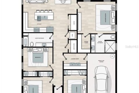 House in Gulfport, Florida 4 bedrooms, 164.99 sq.m. № 1618176 - photo 3