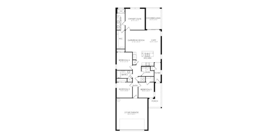 Villa ou maison à 100 LAS OLAS à Kissimmee, Floride 4 chambres, 146 m2 № 37653