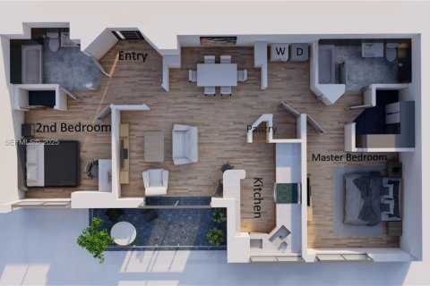 Copropriété à louer à Miami Beach, Floride: 2 chambres, 104.7 m2 № 1977441 - photo 5