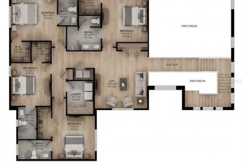 House in Oakland, Florida 6 bedrooms, 432.74 sq.m. № 2229252 - photo 4