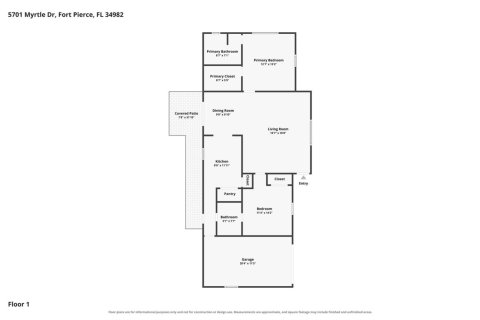 House in St. Lucie, Florida 2 bedrooms, 103.68 sq.m. № 2414141 - photo 23