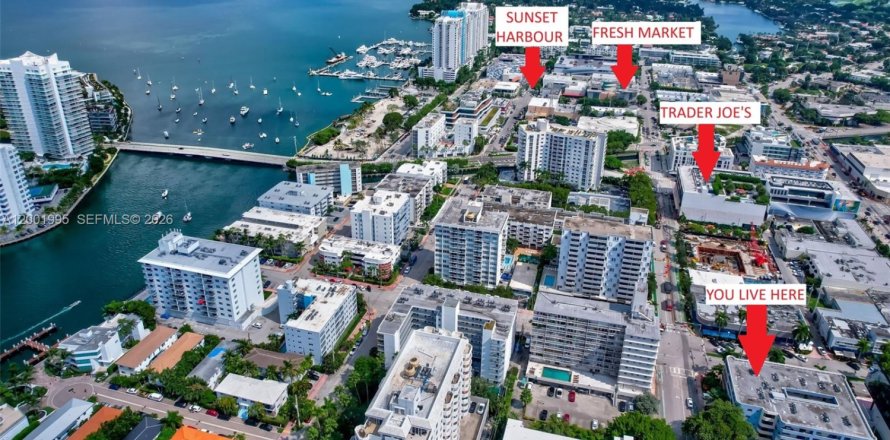 Кондоминиум с 2 спальнями в Майами-Бич, Флорида № 2254700