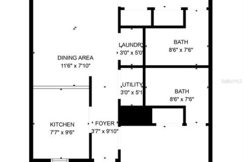 Copropriété à vendre à Gainesville, Floride: 2 chambres, 81.2 m2 № 1870615 - photo 21