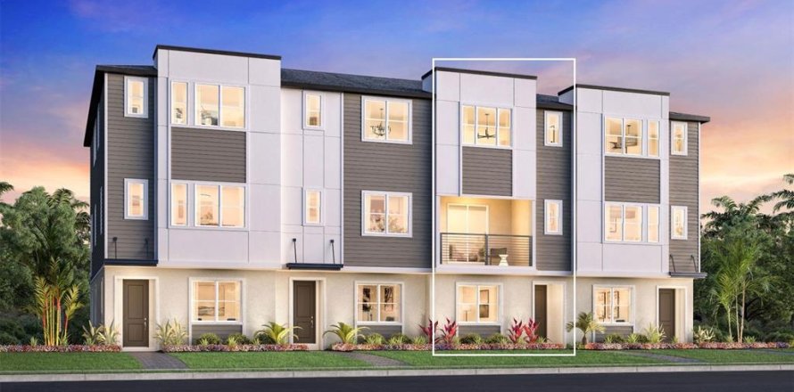 Touwnhouse à Orlando, Floride 4 chambres, 189.24 m2 № 2432644