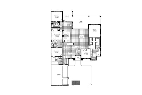 Планировка виллы или дома «House» 4 спальни в ЖК Everly