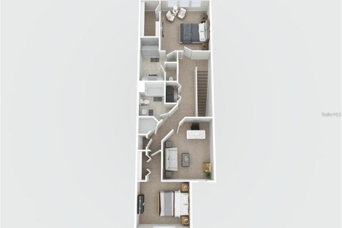Touwnhouse à louer à Orlando, Floride: 3 chambres, 174.75 m2 № 2428719 - photo 5