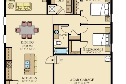 Casa en venta en Kissimmee, Florida, 3 dormitorios, 193.42 m2 № 1826879 - foto 1