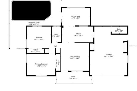 House in Port Richey, Florida 2 bedrooms, 94.48 sq.m. № 1883318 - photo 19