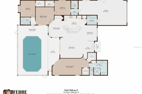 House in Weeki Wachee, Florida 3 bedrooms, 214.88 sq.m. № 2284863 - photo 6