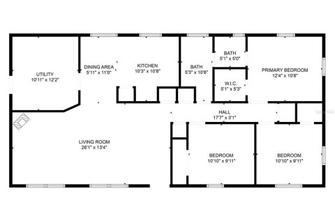 House in DeLand, Florida 3 bedrooms, 113.53 sq.m. № 1824747 - photo 18
