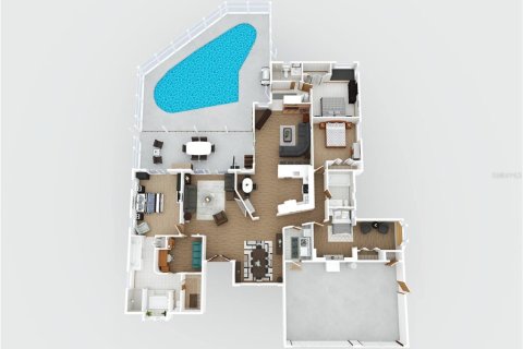 Villa ou maison à vendre à Palm Harbor, Floride: 4 chambres, 241.55 m2 № 2150345 - photo 5