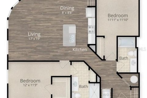 Снять в аренду квартиру в Сарасота, Флорида 4 комнаты, 108.88м2, № 1913026 - фото 23