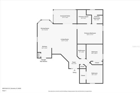 House in Sarasota, Florida 3 bedrooms, 119.01 sq.m. № 1812800 - photo 5