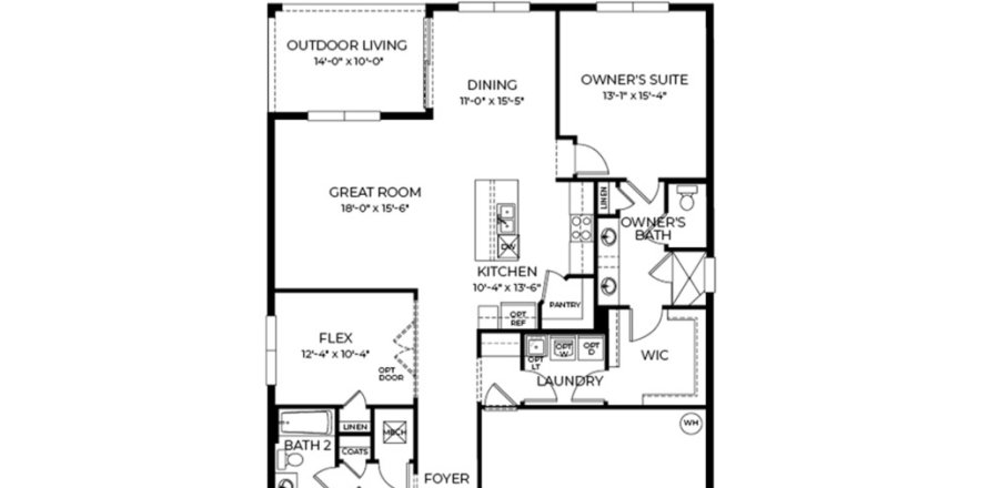 House in Sanford, Florida 3 bedrooms, 159.98 sq.m. № 1876046