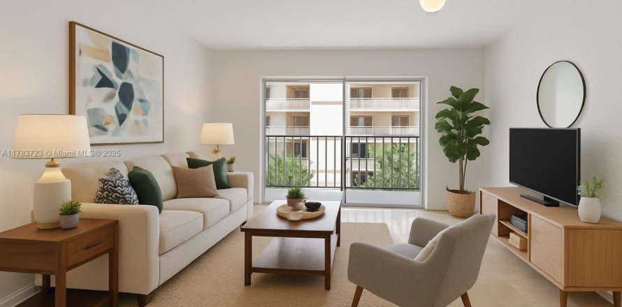 Condominio en Miami, Florida, 1 dormitorio № 1738481